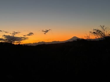 一番星を見つけた夕方