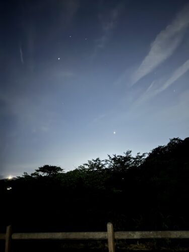 再び、宵の明星の季節へ