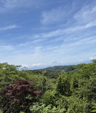 自治会の集金を終えて、富士山へご報告